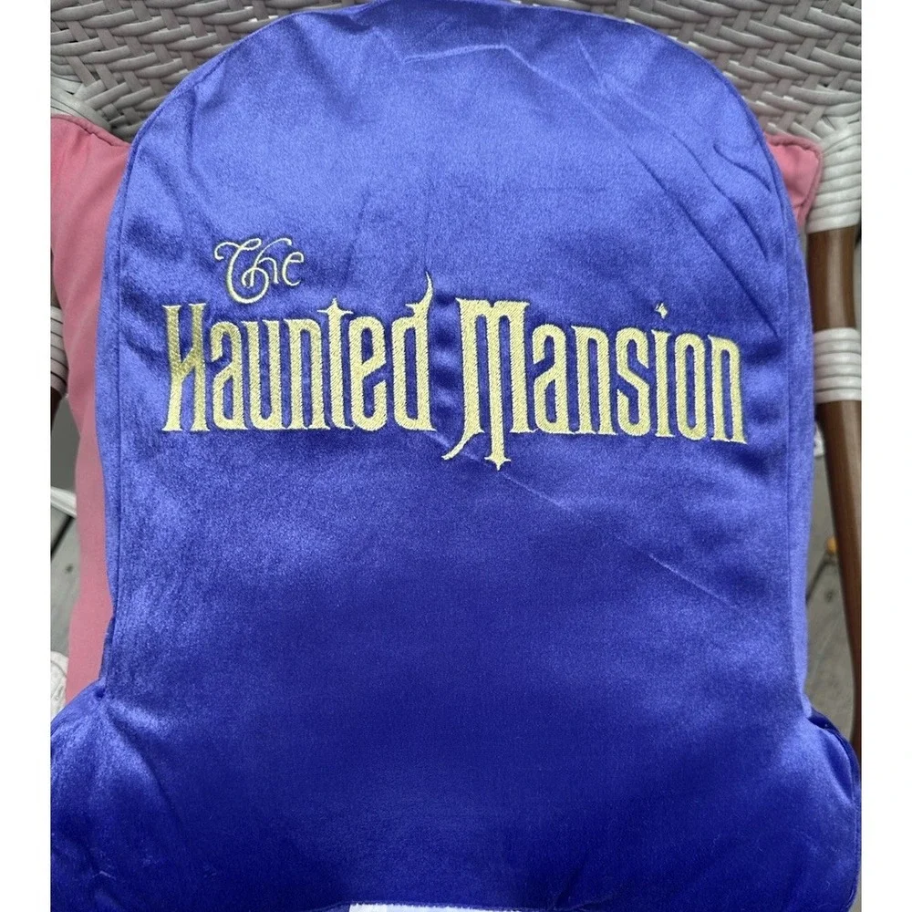 Disney Parks Haunted Mansion Madame Leota Pillow NWOT‎ Halloween Decor Purple
